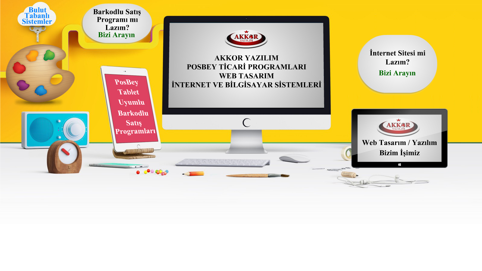 AKKOR Yazılım İşletmenizi İnternete Taşır.